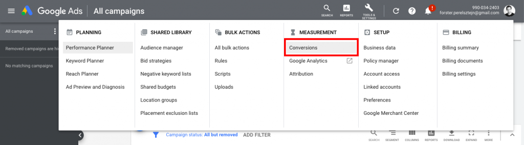 Optimize your Google Ads - Conversions